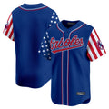 Baltimore Orioles Royal Jereymy Independence Day Vapor Premier Limited Home Game Blank Player Stitched Jerseys