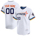 Custom Houston Astros Active Player White Jereymy 2025 City Connect Limited Stitched Jersey