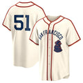 San Francisco Giants #51 Jung Hoo Lee Cream Jereymy 2024 Rickwood Classic Stitched Jersey