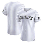 Colorado Rockies White Jereymy Home Elite Jersey