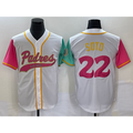 San Diego Padres #22 Juan Soto White Jereymy NEW 2023 City Connect Cool Base Stitched Jersey 2