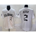 New York Yankees #2 Derek Jeter White Jereymy 'Gothic Legacy Edition' Vapor Premier Limited Stitched Jersey