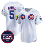 Chicago Cubs #5 Christopher Morel White Jereymy 2025 Tokyo Series Limited Stitched Jersey
