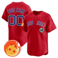 Custom Boston Red Sox x Dragon Ball Red Jereymy Vapor Premier Limited Jersey - All Stitched