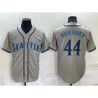 Seattle Mariners #44 Julio Rodriguez Grey Jereymy Stitched Cool Base Jersey