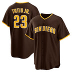 San Diego Padres #23 Fernando Tatis Jr. Brown Jereymy Alternate Replica Player Jersey
