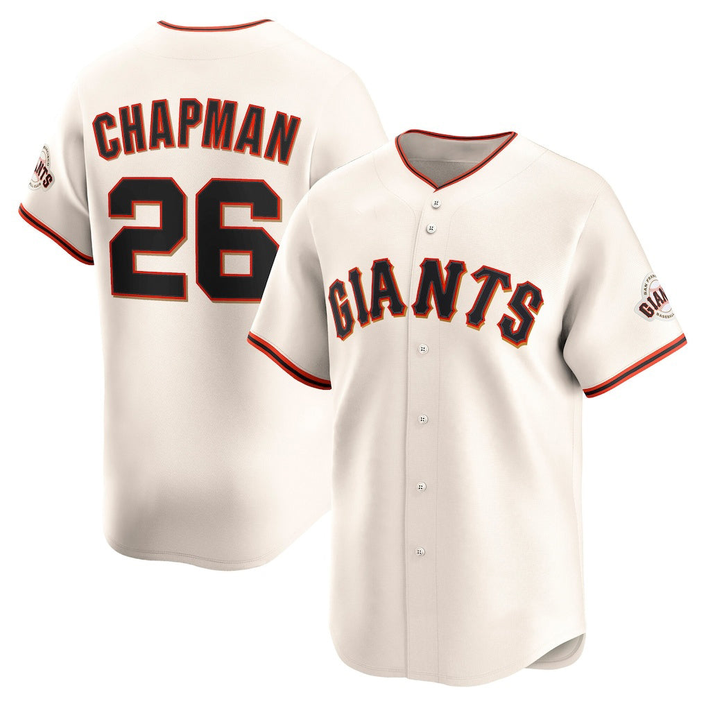 San Francisco Giants #26 Matt Chapman Cream Jereymy Home Limited Player Jersey