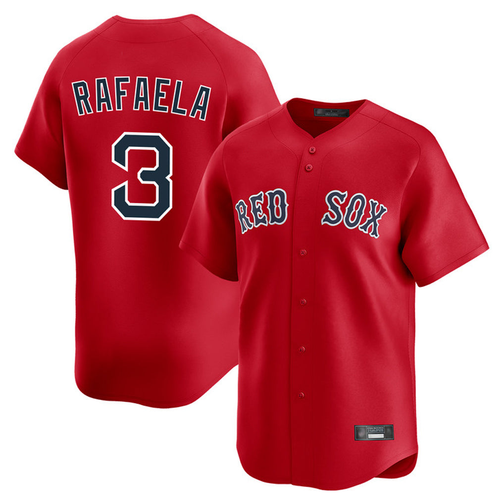 Boston Red Sox #3 Ceddanne Rafaela Player Red Jereymy Limited Home Game Stitched Jerseys1