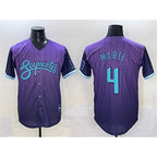 Arizona Diamondbacks #4 Ketel Marte Purple Jereymy 2025 City Connect Limited Stitched Jersey