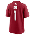 A.Cardinals Number #1 Dad Cardinal Jereymy Game Jersey