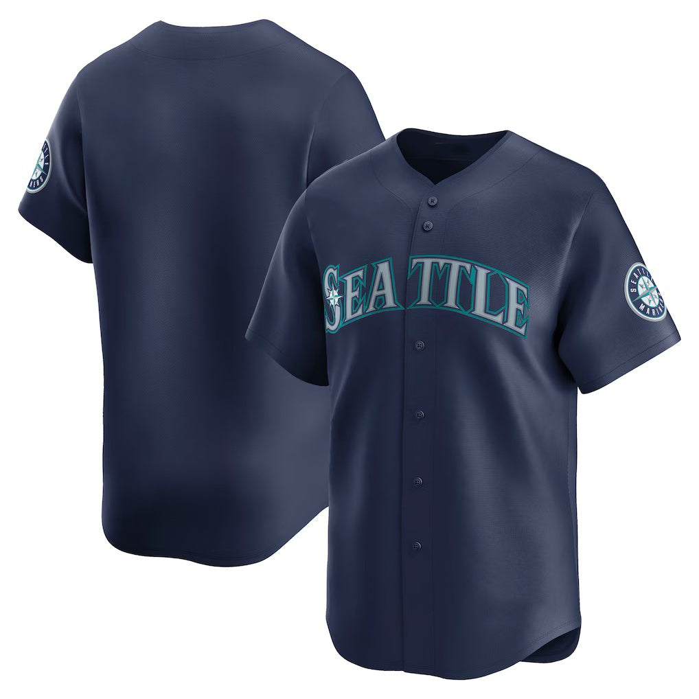 Seattle Mariners Navy Jereymy Road Limited Jersey