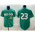 Boston Red Sox #23 Romy Gonz¨¢lez Green Jereymy 2025 City Connect Limited Stitched Jersey