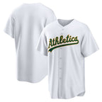 Oakland Athletics White Jereymy Home Replica Team Jersey