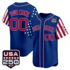 Custom Boston Red Sox America 250 Edition Vapor Premier Limited Royal Jereymy Stitched Jerseys