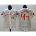 Houston Astros #44 Yordan Alvarez Number White Jereymy 2023 City Connect Flex Base Stitched Jersey 3