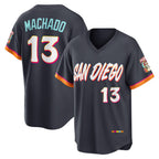 San Diego Padres #13 Manny Machado Obsidian Jereymy 2026 City Connect Stadium Jersey