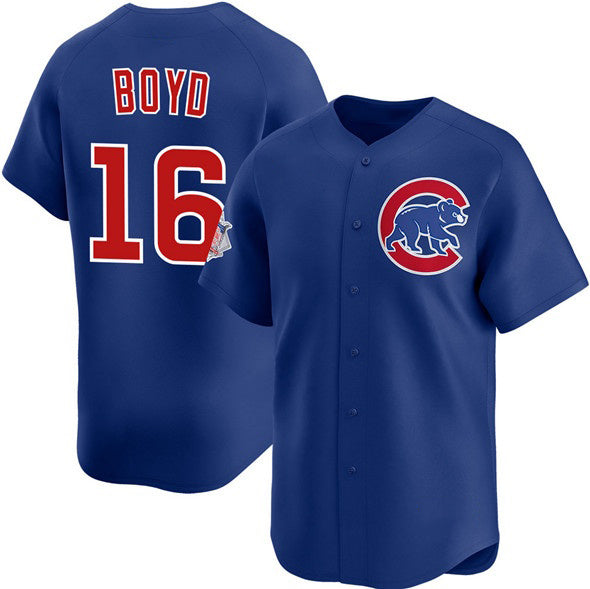Chicago Cubs #16 Matthew Boyd Royal Jereymy Limited Stitched Jersey