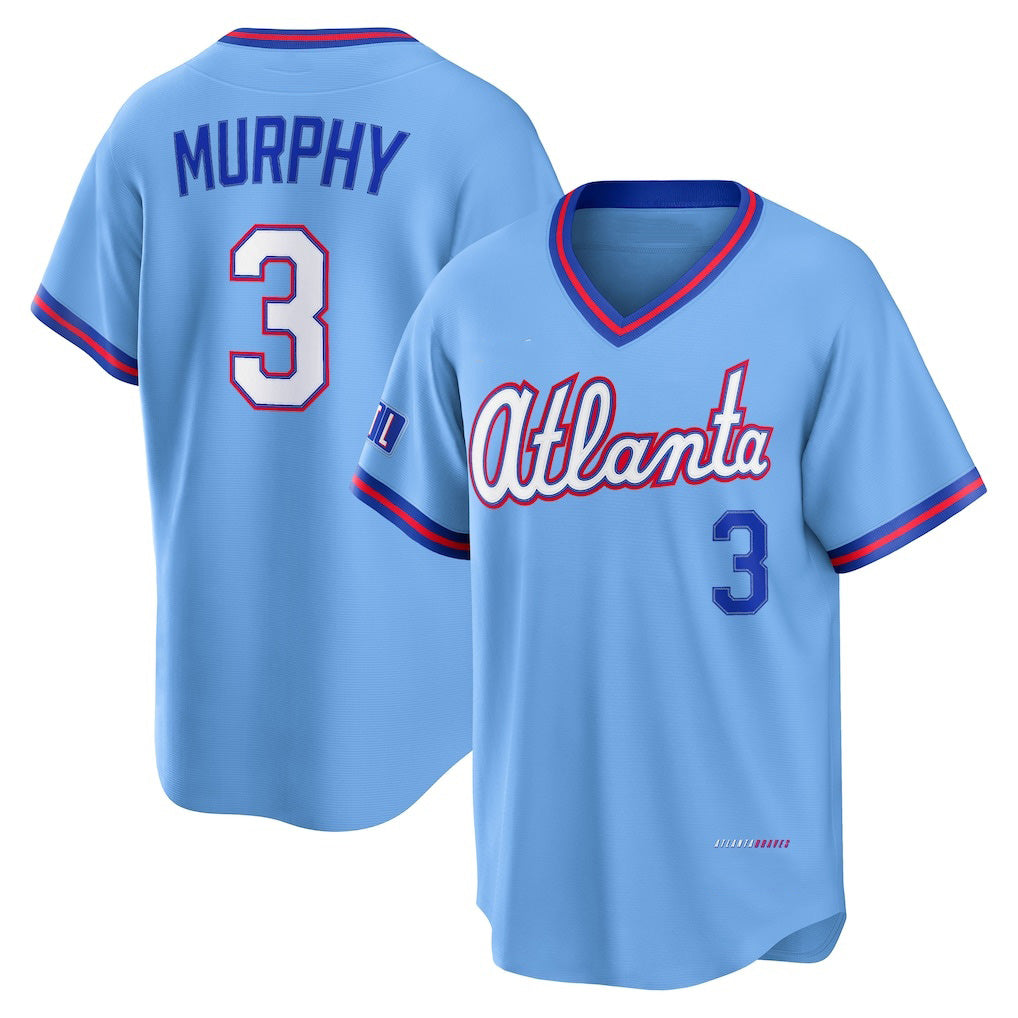 Atlanta Braves #3 Dale Murphy Powder Blue Jereymy 2026 City Connect Stadium Jersey