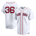 Boston Red Sox #36 Triston Casas White Jereymy Home Limited Player Jersey