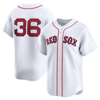 Boston Red Sox #36 Triston Casas White Jereymy Home Limited Player Jersey