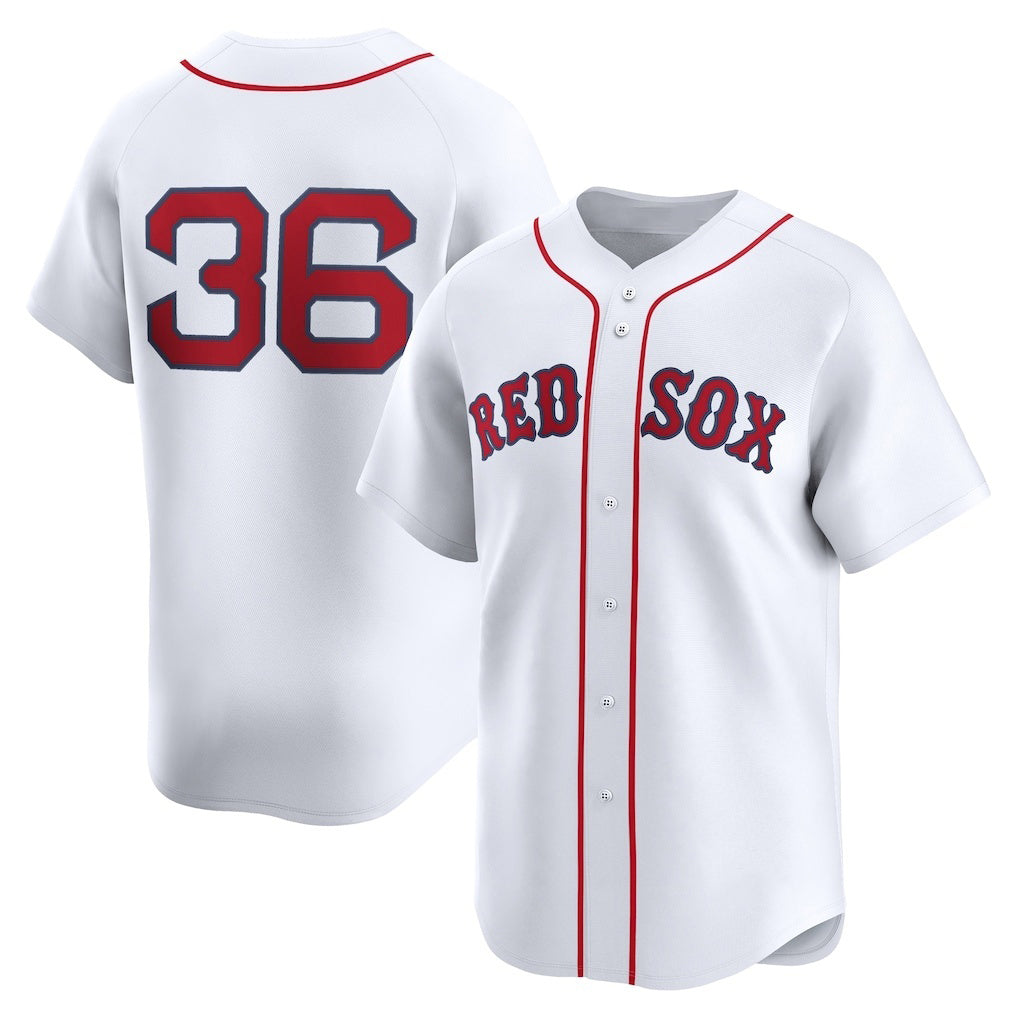 Boston Red Sox #36 Triston Casas White Jereymy Home Limited Player Jersey