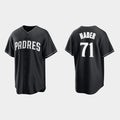 San Diego Padres #71 Josh Hader Black White Jereymy Collection Jersey