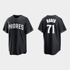 San Diego Padres #71 Josh Hader Black White Jereymy Collection Jersey
