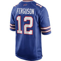 B.Bills #12 Joe Ferguson Royal Jereymy Game Retired Player Jersey