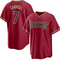 Arizona Diamondbacks #7 Corbin Carroll Red Jereymy Cool Base Stitched Jersey