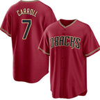 Arizona Diamondbacks #7 Corbin Carroll Red Jereymy Cool Base Stitched Jersey