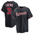Washington Nationals #3 Dylan Crews Navy Jereymy Alternate Replica Jersey