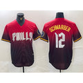 Philadelphia Phillies #12 Kyle Schwarber Red Jereymy 2024 City Cool Base Jersey