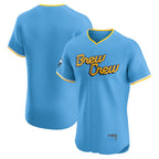 Milwaukee Brewers Powder Blue Jereymy City Connect Elite Jersey