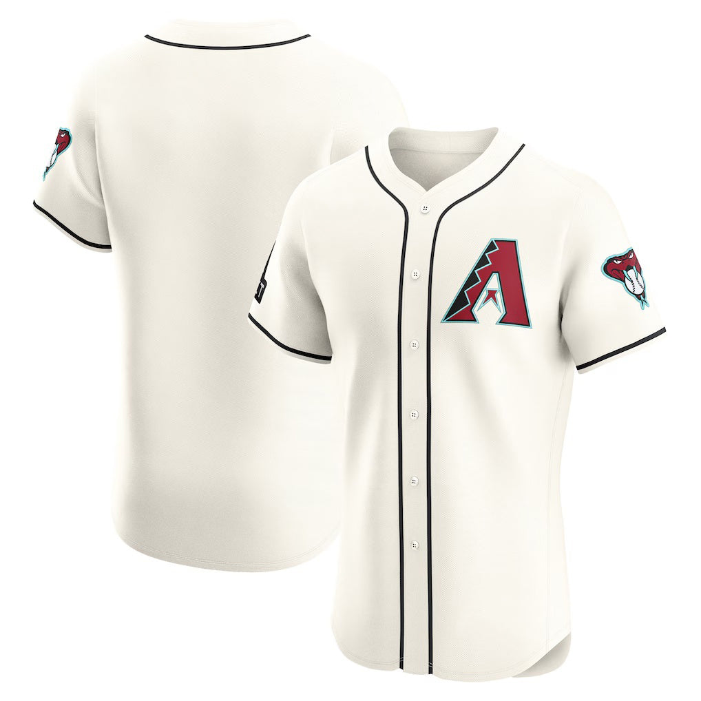 Arizona Diamondbacks White Jereymy Home Elite Patch Jersey