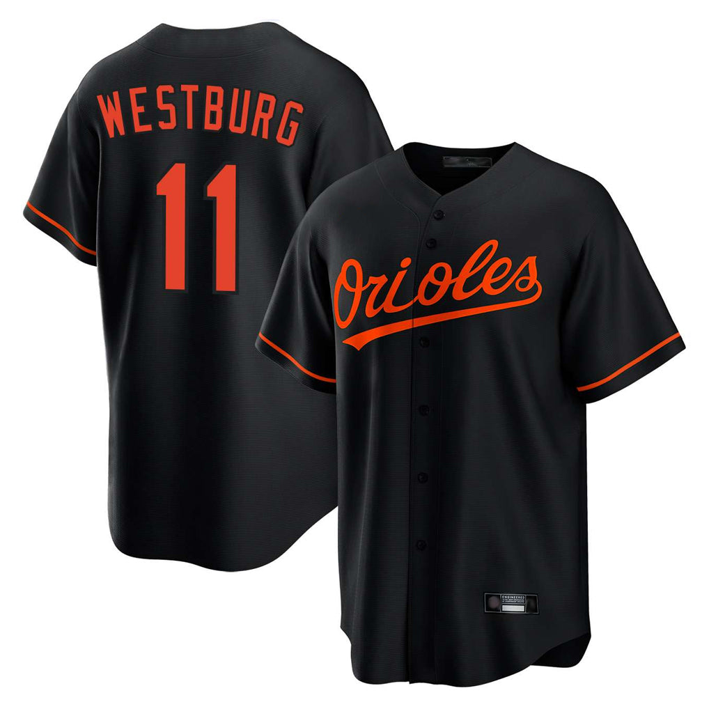 Baltimore Orioles #11 Jordan Westburg Player Black Jereymy Home Game Stitched Jerseys