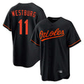 Baltimore Orioles #11 Jordan Westburg Player Black Jereymy Home Game Stitched Jerseys