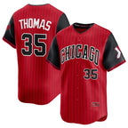 Chicago White Sox #35 Frank Thomas Red Black Jereymy 2025 City Connect Limited Stitched Jersey