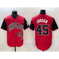 Chicago White Sox #45 Michael Jordan Red Black Jereymy 2025 City Connect Limited Stitched Jersey