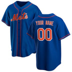 Custom New York Mets Royal Jereymy Alternate Replica Pick-A-Player Jersey