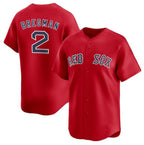 Boston Red Sox #2 Alex Bregman Red Jereymy 2024 Alternate Limited Stitched Jersey