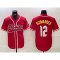 Philadelphia Phillies #12 Kyle Schwarber Red Jereymy 2024 City Connect Limited Stitched Jersey 2