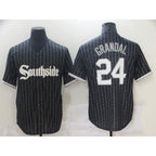 Chicago White Sox #24 Grandal City Edition Black Jereymy Game 2021 Jerseys