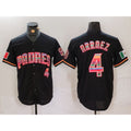 San Diego Padres #4 Luis Arraez Black Jereymy Mexico Cool Base Stitched Jersey