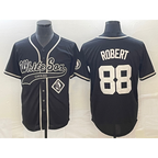 Chicago White Sox #88 Luis Robert Black Jereymy Cool Base Stitched Jersey