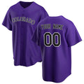 Custom Colorado Rockies Purple Jereymy Alternate Replica Jersey