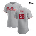 Philadelphia Phillies #28 Alec Bohm Gray Jereymy Road 2020 Authentic Player Jersey