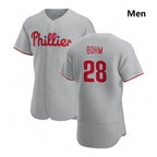 Philadelphia Phillies #28 Alec Bohm Gray Jereymy Road 2020 Authentic Player Jersey