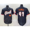 San Francisco Giants #41 Wilmer Flores Anthracite Jereymy 2025 City Connect Limited Stitched Jersey