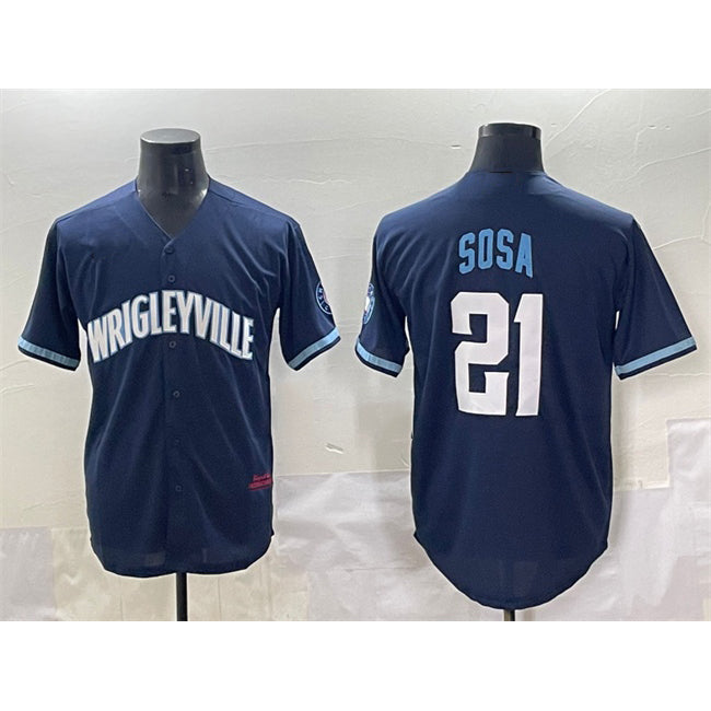 Chicago Cubs #21 Sh¨­ta Imanaga Blue Jereymy Cool Base Stitched Jersey