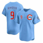 Chicago Cubs #9 Miguel Amaya Blue Jereymy 2024-25 2nd Alternate Limited Stitched Jersey